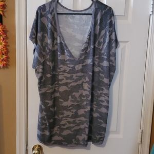 Lane Bryant army fatigue blouse in good condition